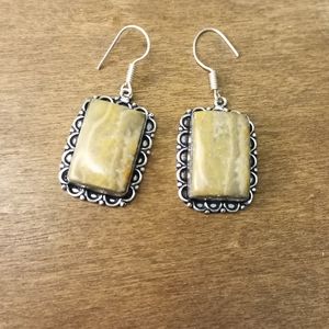 Bumblebee Jasper earrings